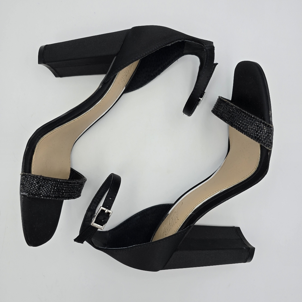 Jewel Badgley Mischka Women's Keshia III Heeled Sandals, Black, Women's 6.5 - Picture 16 of 16